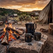 Coffee on the fire