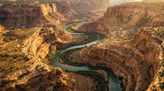 Canyon from above