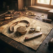 Compass and map