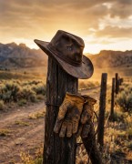 Hat on the post