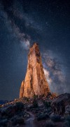 Spire and stars